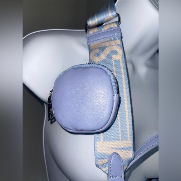 Steve Madden BCARMELA color Blue Shoulder/Crossbody Bag New 100% Authentic - Picture 2 of 9